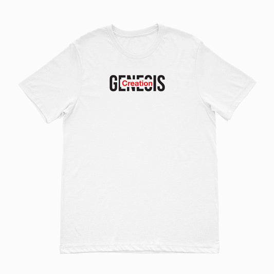 Genesis Unisex Tee White
