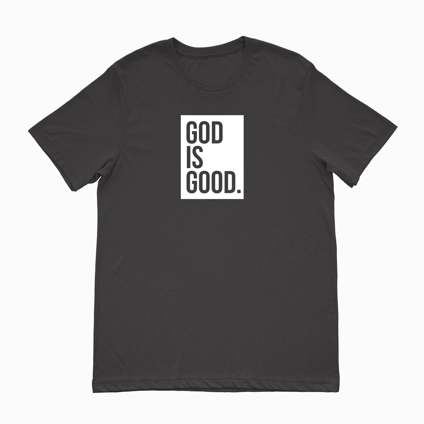 God Is Good Box Logo Unisex Tee Black