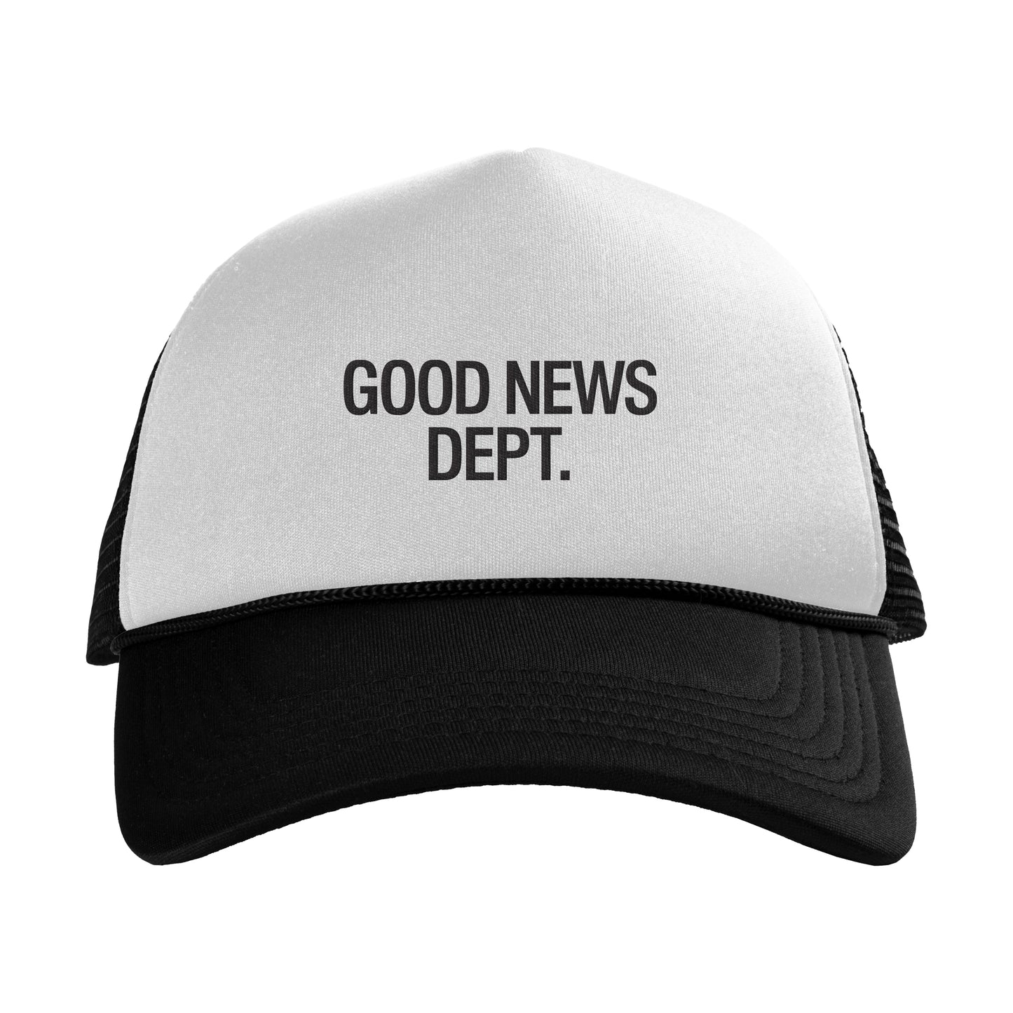 "GOOD NEWS DEPT." TRUCKER HAT