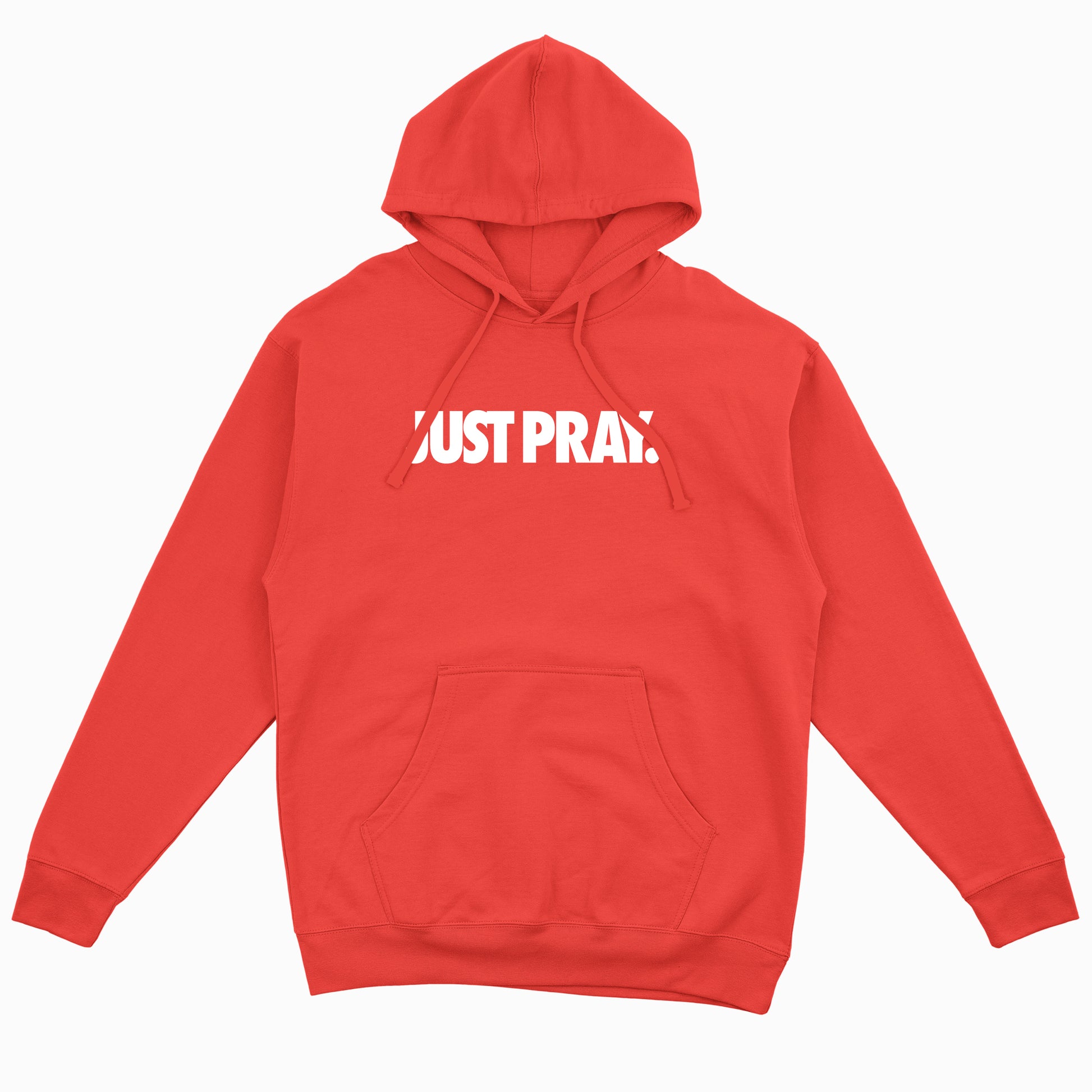 Just Pray Unisex Hoodie Red